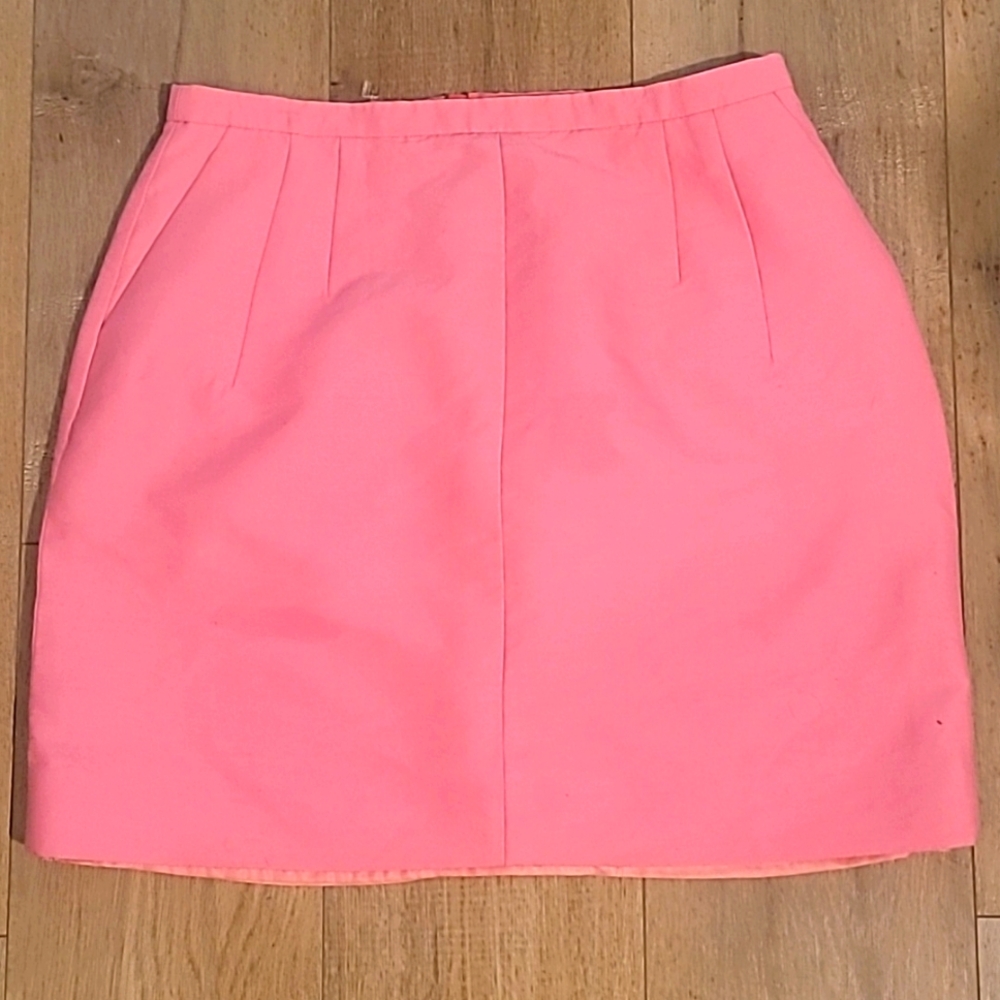 J Crew Coral Pink Mini Skirt